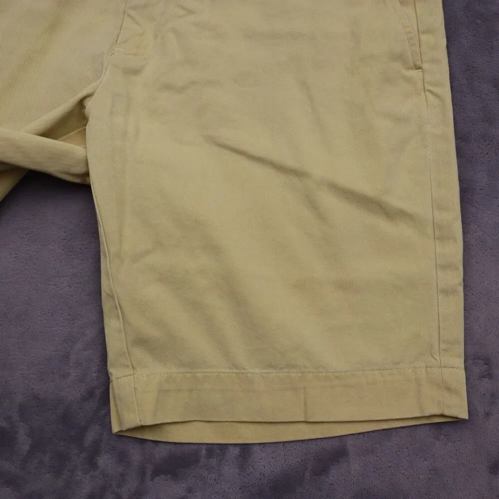 Polo Ralph Lauren Shorts Mens 30 Yellow Classic Fit 9 Khaki Chinos Golf